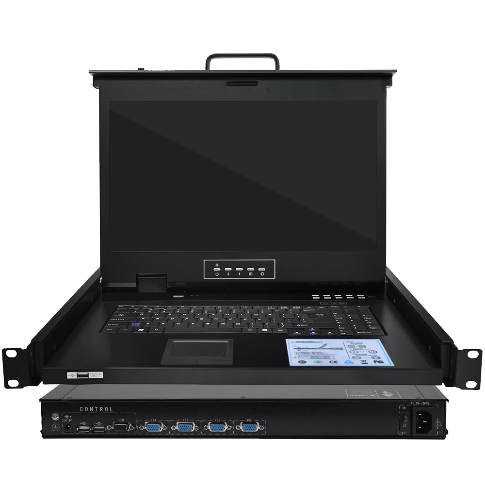 17.3寸4口VGA LED KVM切換器